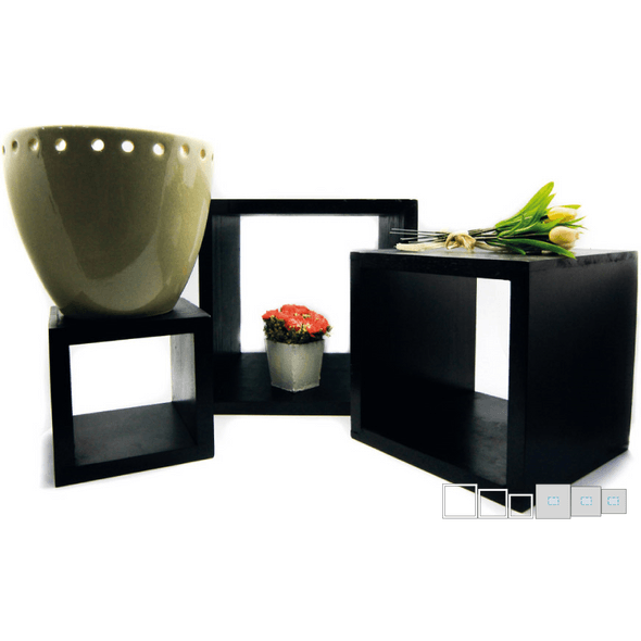 Exhibitors Lifting Cubes for Black Buffet Wood